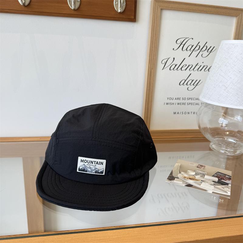 New Quick-drying Tooling Five-piece Hat Men's Retro Soft-brimmed Cap Children's Summer Square Standard Mountain Short-brimmed Baseball Cap