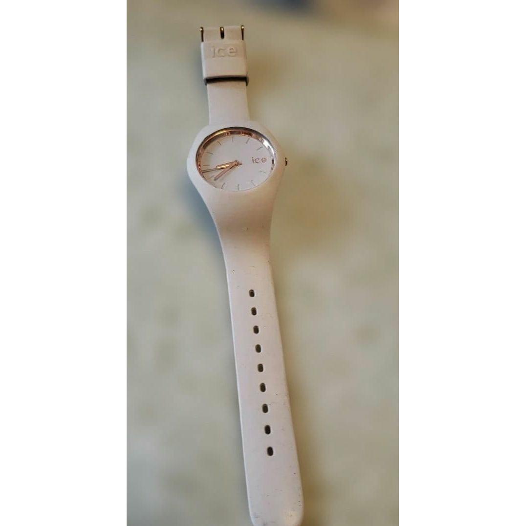 Used Ice simple white analog watch