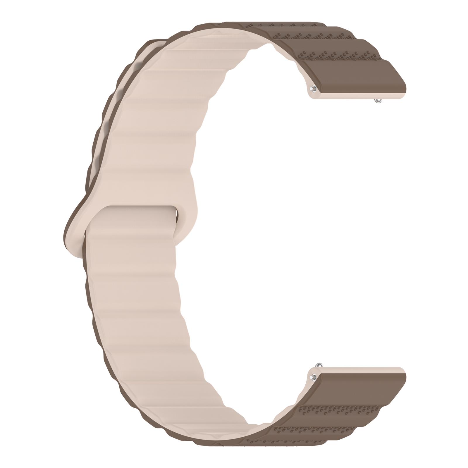 

Силиконовый ремешок для часов, браслет, ремень с магнитными застежками, подходит для умных часов 18 мм, 20 мм, 22 мм, удобная повседневная одежда 22