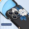 For iPhone 17 Pro Max Case White Gardenia Floral Pattern TPU Silicone Soft Cover For iPhone 16 Pro Max 15 14 13 12 11 16E Air