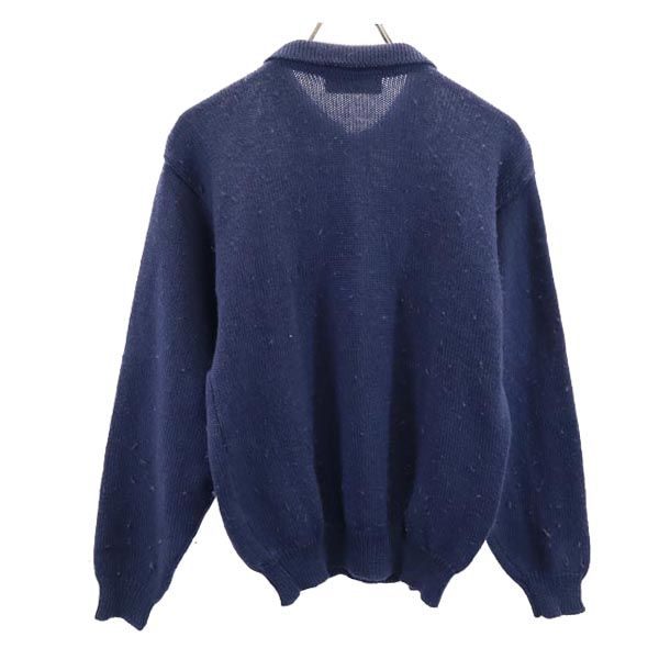 McGregor Wolle Langarm Pullover M Marineblau Gestrickter Pullover Herren Gebraucht