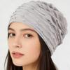 Vintage Pleated Women's Beanie Hat - Thin, Slouchy Sleeper or Casual Venetian Blind Pullover Headscarf
