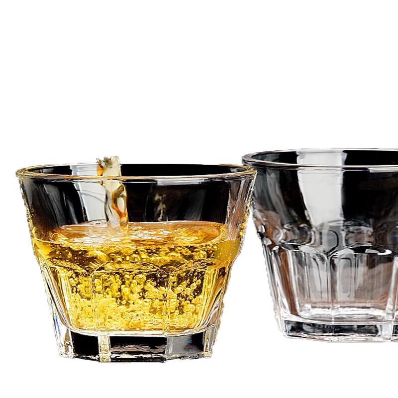 Homeglen Achteckiges Trinkgläser-Set aus gehärtetem Glas