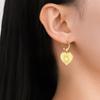 Xiaomi Skyrim Gold Color Stainless Steel Women's Earrings Heart Starfish Sun Pendant Hoop Earrings Fashion Jewelry Gift Wholesale