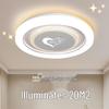 2025 Modern Minimalist LED Ceiling Light for Master Bedroom & Kids' Rooms - Full Spectrum Eye Protection
