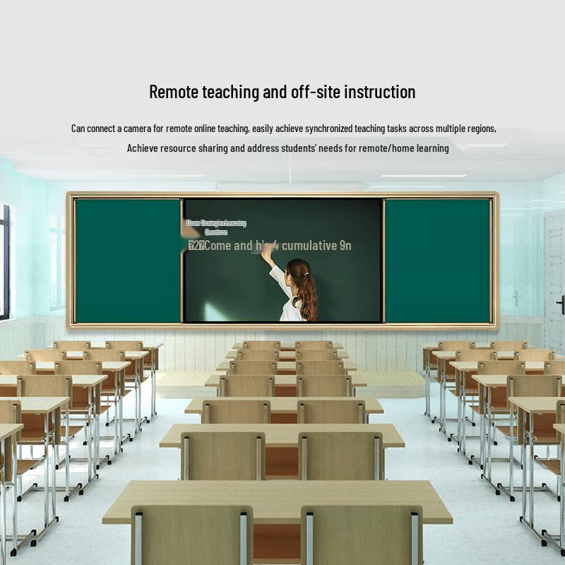 Smart Interactive Teaching Board with Sliding Greenboard (CN version)