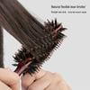 Boar Bristle Round Barrel Comb for Styling, Massage & Health Care - Ideal for Blow-Drying, Straightening, Curling, and Inward Curl Styles.
