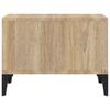  Coffee Table, Sonoma Oak 60x50x36.5 Cm Wood-based Material