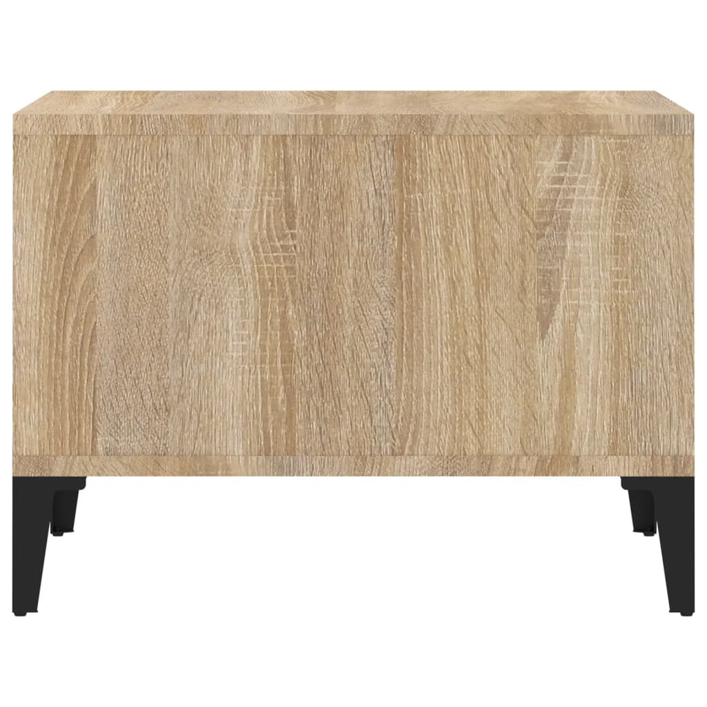 Coffee Table, Sonoma Oak 60x50x36.5 Cm Wood-based Material