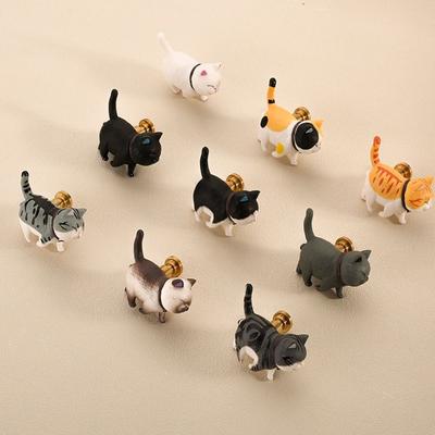 Cartoon Cat Shape Drawer Knobs Lovely Hanging Hooks Furniture Wall Hook  Cabinet