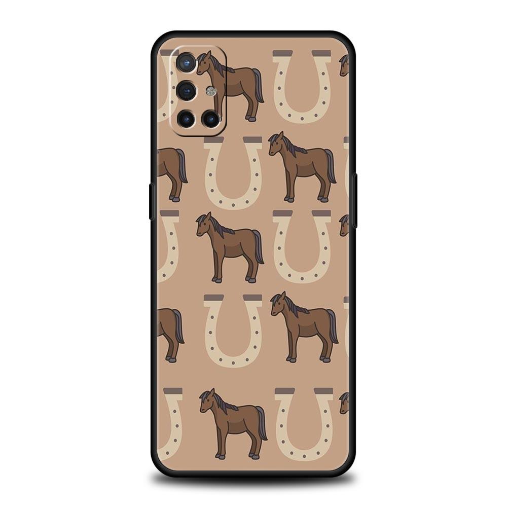 Phone Case For OnePlus 12 11 10 9 Pro 9T 12R 10R 9R 9RT 10T 8T 8 7 6T 7T Nord 2T CE 2 5G N200 N10 N100 Cover Animal Art Horse