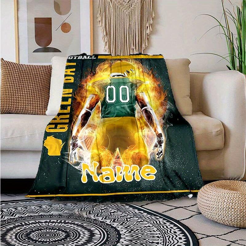 Fan Style Customize Your Name Blanket Warm Comfortable And Soft Blankets Are Suitable For Home Lunch Break Blanket Office Sofa Sofa Gift To Relatives