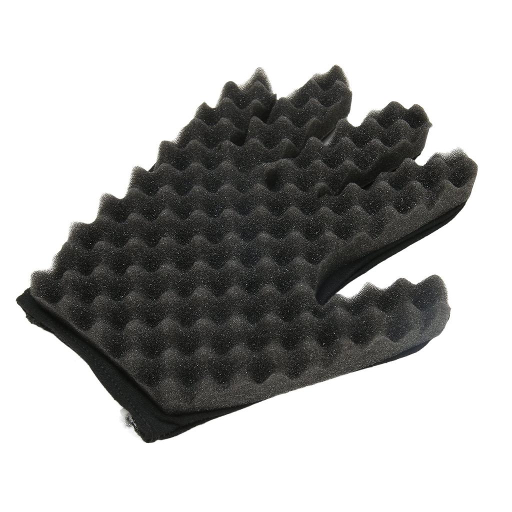 Curling Sponge Glove Afro Coil Flexible Portable Hair Twist Sponge for Barber Salon