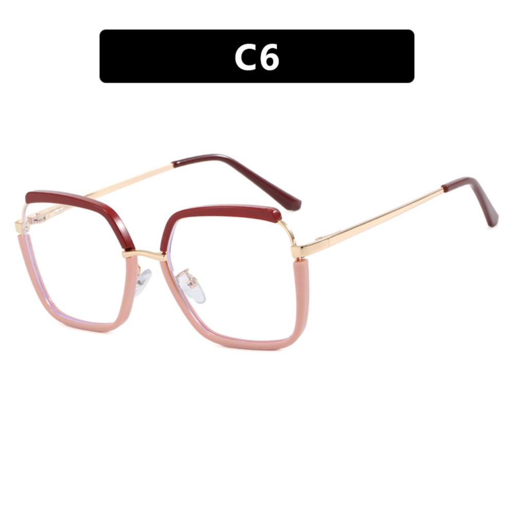 Square Glasses Frame Comfortable Computer Optical Eyewear Unisex Anti Blue Light Glasses Fashion Large Frame Eyewear For Travel