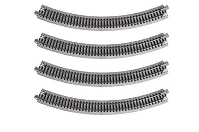 KATO Spur N gebogenes Gleis R282-45° 4 Stück 20-110 Eisenbahnmodellbaubedarf