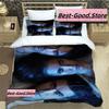 Vampire Diaries Damon Salvator Bedding Set Printed Bed Set With Pillowcase Duvet Cover Soft Single Double Queen Super King Size
