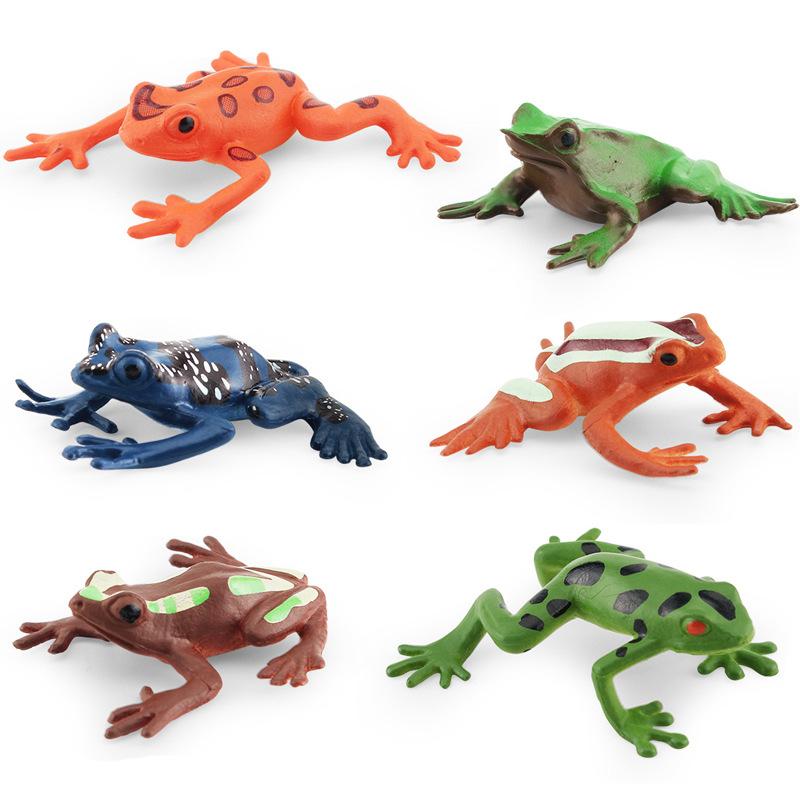 Simulation Pond Tree Lotus Leaf Frog Model Micro Scene Frog Fish Pond Accessories Set Ornament Toy