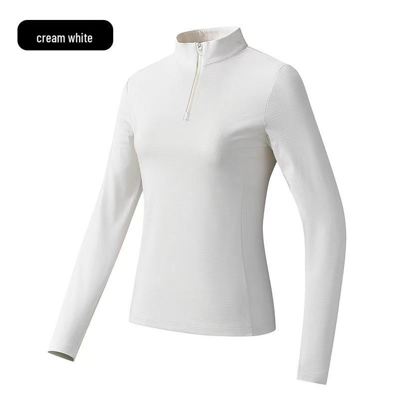 

Men s Thermal Half-Zip Stand Collar T-Shirt: Elastic, Breathable, Quick-Drying, Ideal for Fitness and Running, Customizable Logo Option. XXL