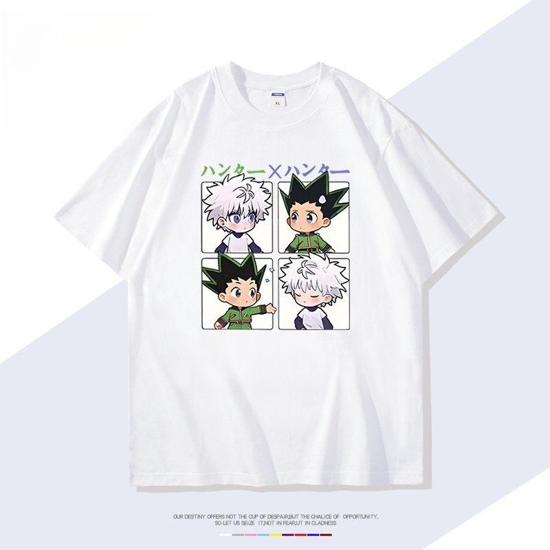 Hunter X Hunter Anime Killua Printed Tshirt Unisexs and Womens Tshirt Unisexs Top Sports Tshirt Unisexs Tshirt Summer Tee 2026