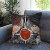 Anime Death Note Hororr Double-Sided Printed Pillow Cover Short Plush Suitable Living Rooms Bedrooms Sofas Throw Cushion Cover