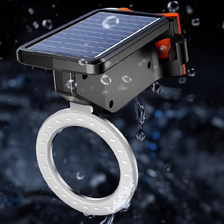 Cycling Safety Light 300 Lumen Solar Charging Bicycles Light With Durability ABS Housing For Most Conditions