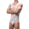 Europäischer & Amerikanischer Stil Herren Sexy Spitzenbody - Elastisch, Enganliegend & Übergröße