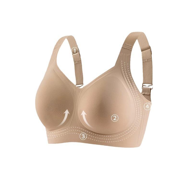 Anti Sagging Bra for Women Full Cup Collection Paired Breasts Seamless Bra Gathering Bra for Women