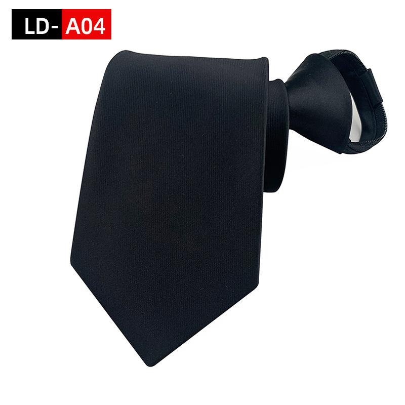 8Cm Herren Business Krawatte Reißverschluss Krawatte Faule Knotenfreie Krawatte Anzug Accessoires
