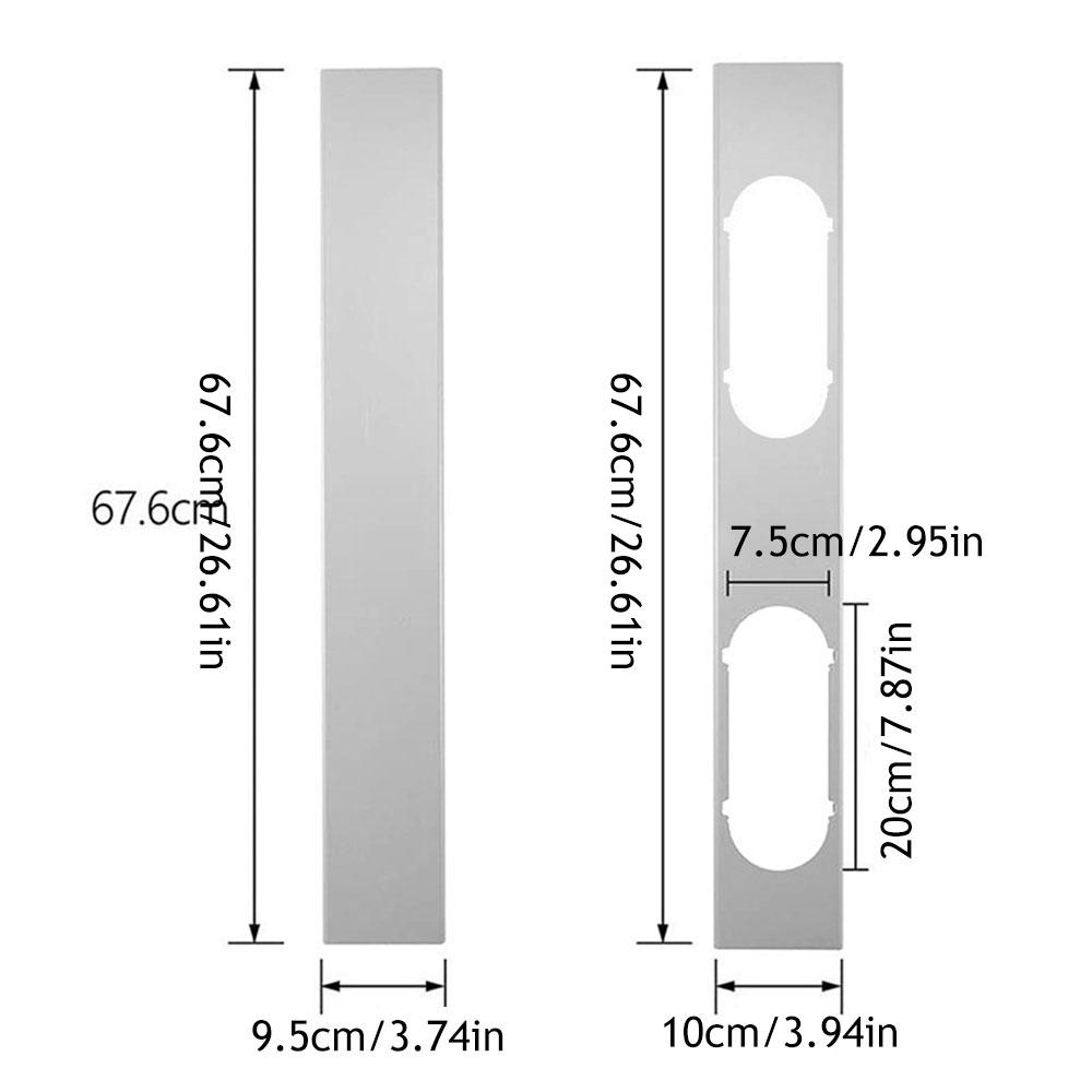 Portable Air Conditioner Window Kit Universal Air Conditioner Window Vent Kit Adjustable Slide Seal Exhaust Hose Tube Connector