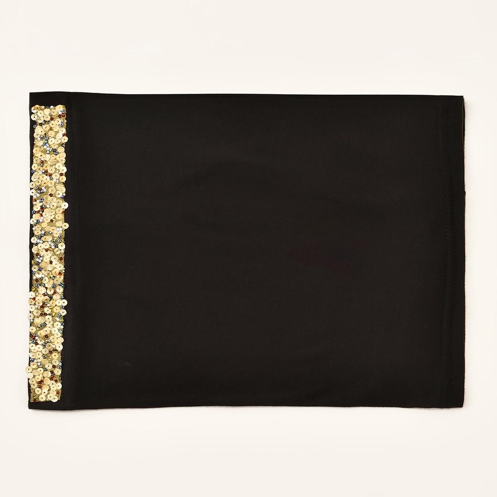 Muslimische Schlauchmützen Damen Weiche Premium Jersey Unterkappen Glänzender Strass Innerer Hijab Diamant Einlage Turban Offene Mützen Islam Ramadan