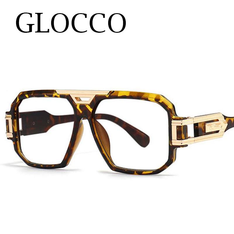 Fashion Reading Glasses Men 2025 Vintage Luxury Brand Designer Oversized Eyewear UV400 Anti Blue Light Transparent Glasses +2.75