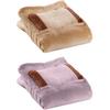 Heated Shawl USB Electric Throw 24x32Inch Flannel Fast Heating Blanket Lap Pad Warm Knee Foot Home Office Use Machine Washable, Khaki