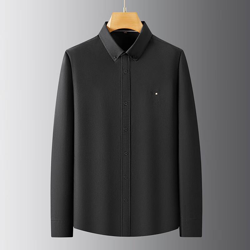 

Мужская хлопковая рубашка большого размера в стиле business casual с длинным рукавом 6XL