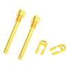 4mm Bolts Bike Disc Brake Pad Threaded Pin Inserts Screw Disc Brake Pad Fixing Pin for Threaded Hydraulic Disk Caliper