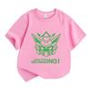 Kids Boys Girls 100% Cotton Crew Neck Short Sleeve T-Shirt, Cool Mecha Robot Head Graphic Casual Tees for Children Daily Wear Breathable Soft Summer T
