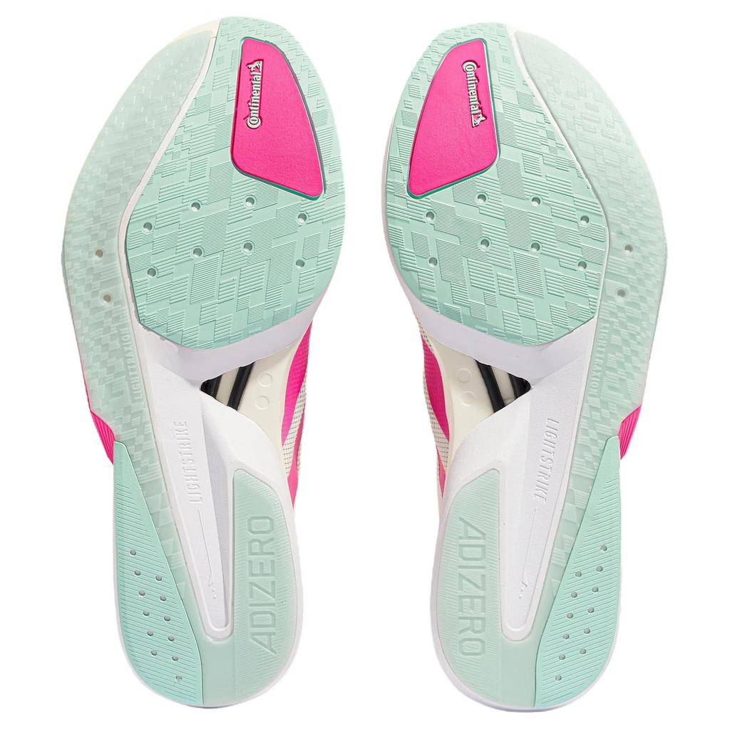 Adidas Adizero Boston 13 Classic Comfortable Slip-Resistant Durable Rebound Training Racing Running Shoes Unisex Sneakers Han-Jade-White KK1427