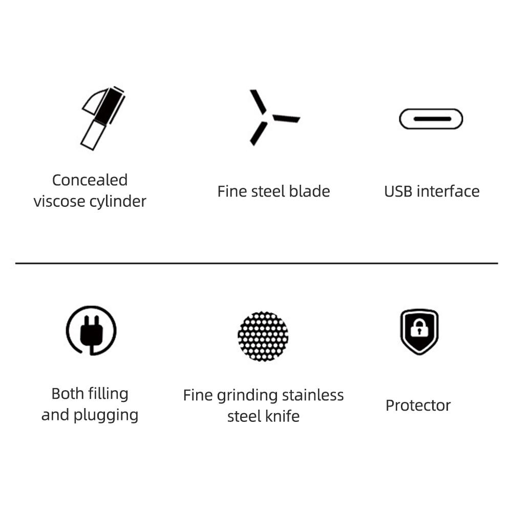 2 In 1 USB Electric Fabric Shavers Mucilage Tube Electric Lint Remover Rechargeable Removing Fabric