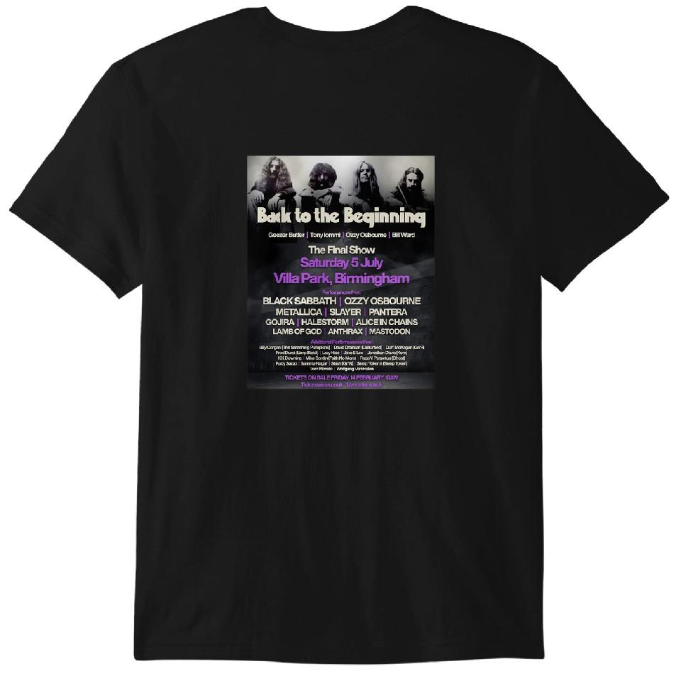 Black Sabbaths Back To The Beginning Die letzte Show am 5. Juli 2025 T-Shirt Klassisches T-Shirt