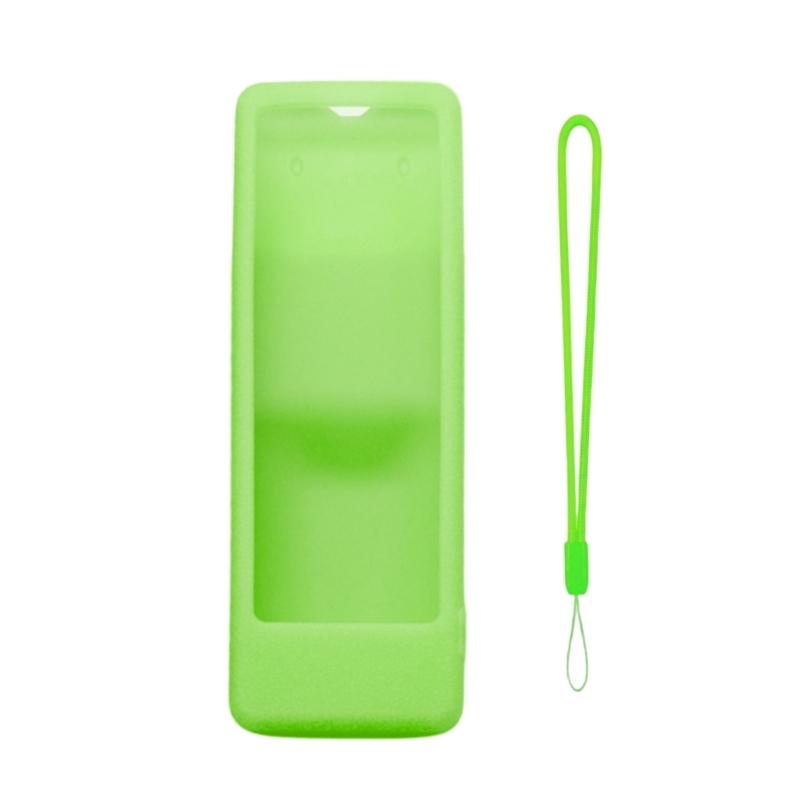 Silicone Cover for DOMYBOX DB52C7 Remote, Textured Grip Sleeve with Wrist Lanyard and Button Window for Home Use