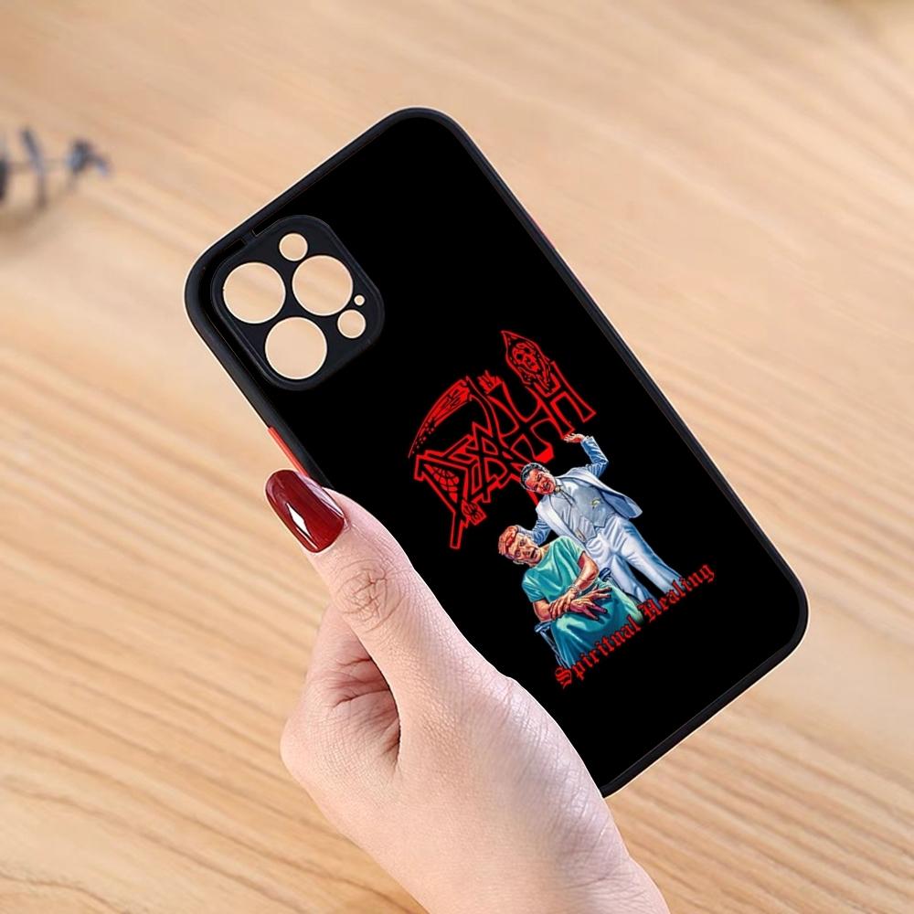 Old Deaths Mental Rock Phone Case Black Matte For IPhone 16ProMax 15 13 12 11 14 Pro Max Mini Plus SE2020 XS Max XR Cover
