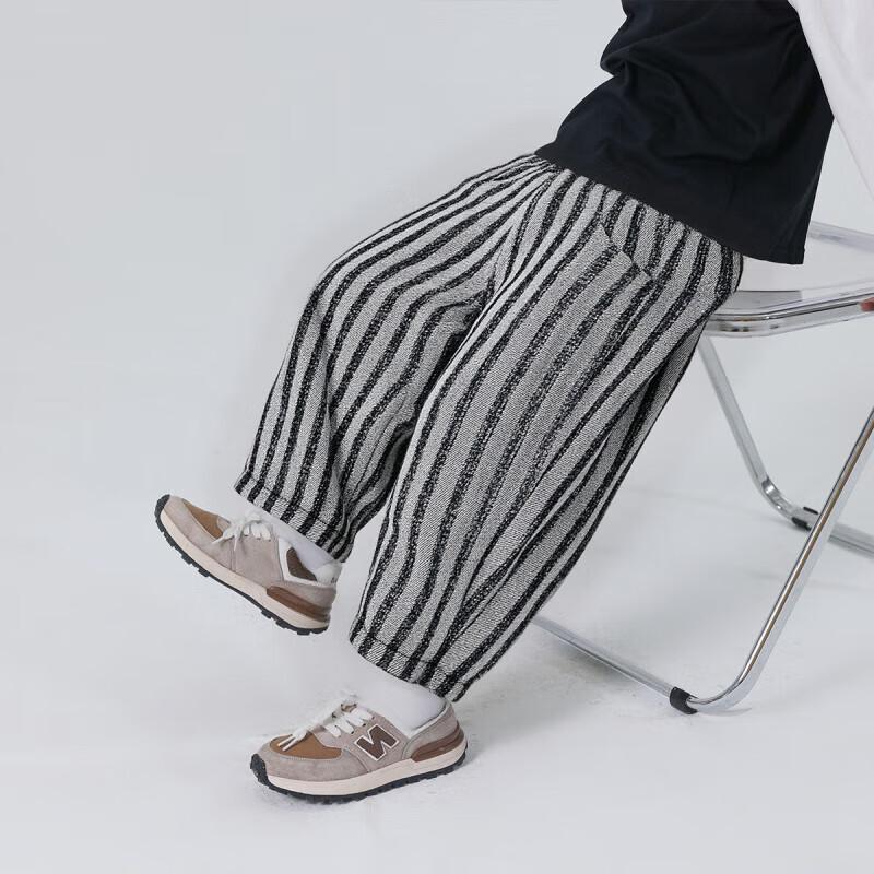YOUYOUTONGHUA Boys  Autumn/Winter Fleece-Lined Casual Pants 100