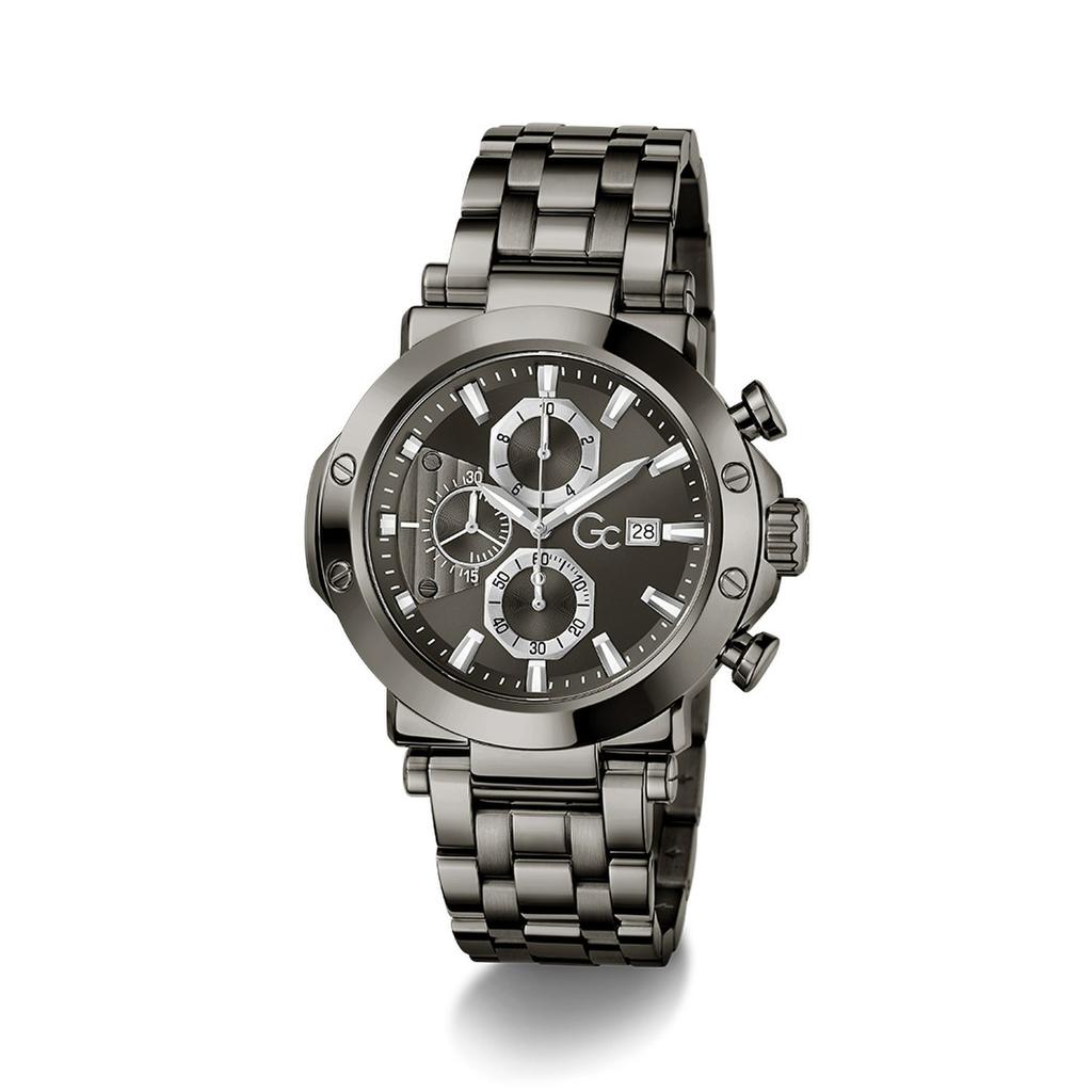 [Gc] Gunmetal Techno Force (Z75001G2) Men's Watch