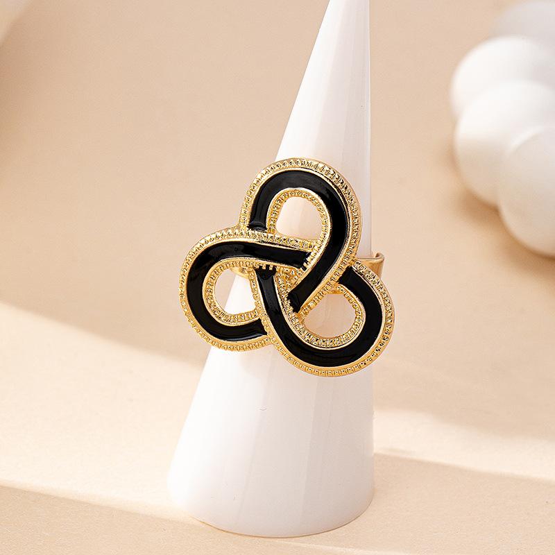 Mode Ohrringe Halskette Ring Armband Set