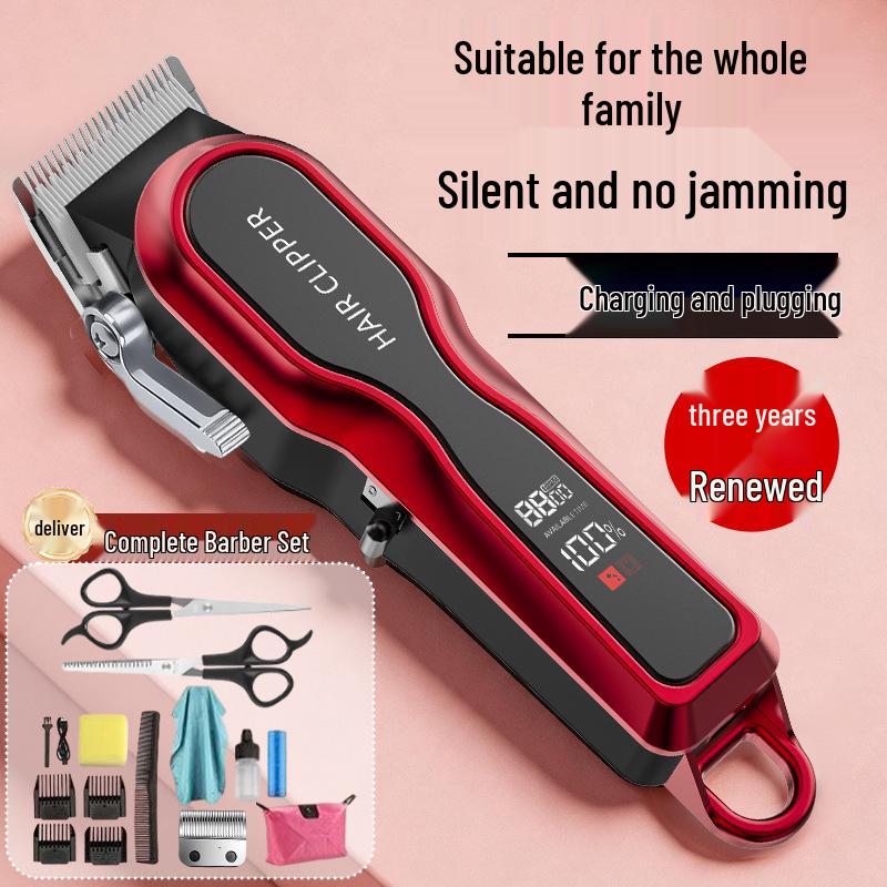 All-Metal Professional Electric Hair Clipper & Trimmer Set