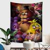 FFNAF FivenightsAtFreddys Anime Tapestry Art Science Fiction Room Home Decor Wall Art Decor