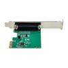 PCIe to Parallel Port Expansion Card PCIE to DB25 Easy Installation Convenient Expansion Card Low Profile Bracket
