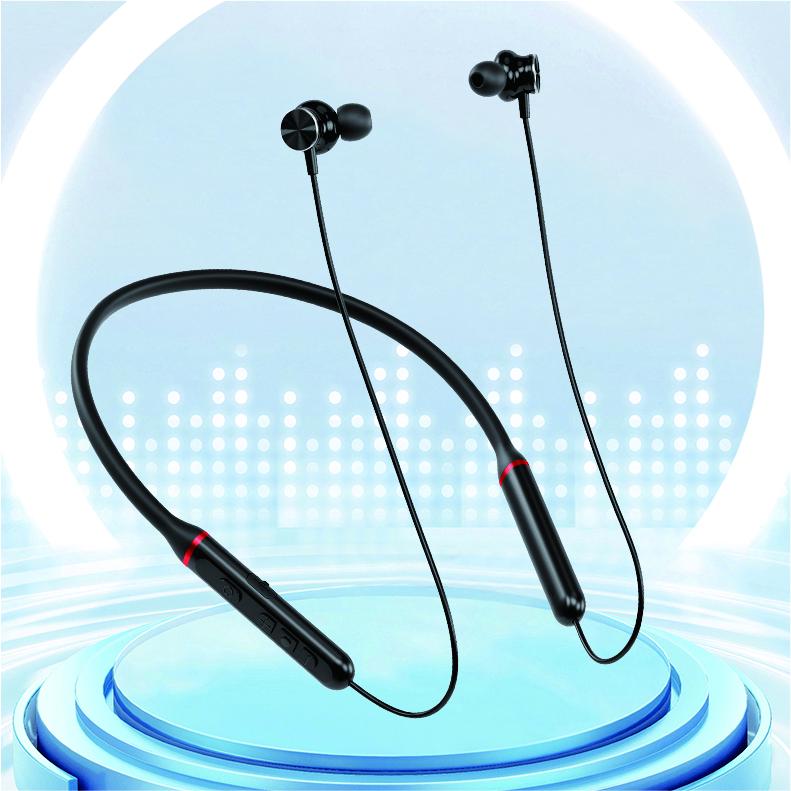 Sharp Neckband Wireless Stereo Bluetooth Noise-Cancelling Headphones