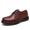 Large Size Boots Trendy 3-hole Men's Single Shoes Round Toe Casual Workwear Fashion Men and Women's Short Boots