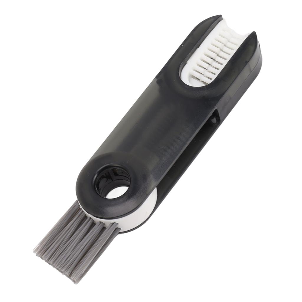 3 In 1 Bottle Cup Lid Crevice Cleaning Brush Multifunctional Crevice Cleaning Brush for Nipple Gray