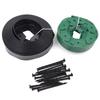 L-Designed Grass/Stone Isolation Belt, Plastic Tree Ring Retainer Board, Root Barrier Strip for Greening Lawn